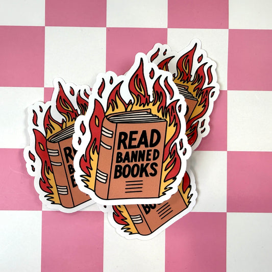 Read Banned Books Sticker