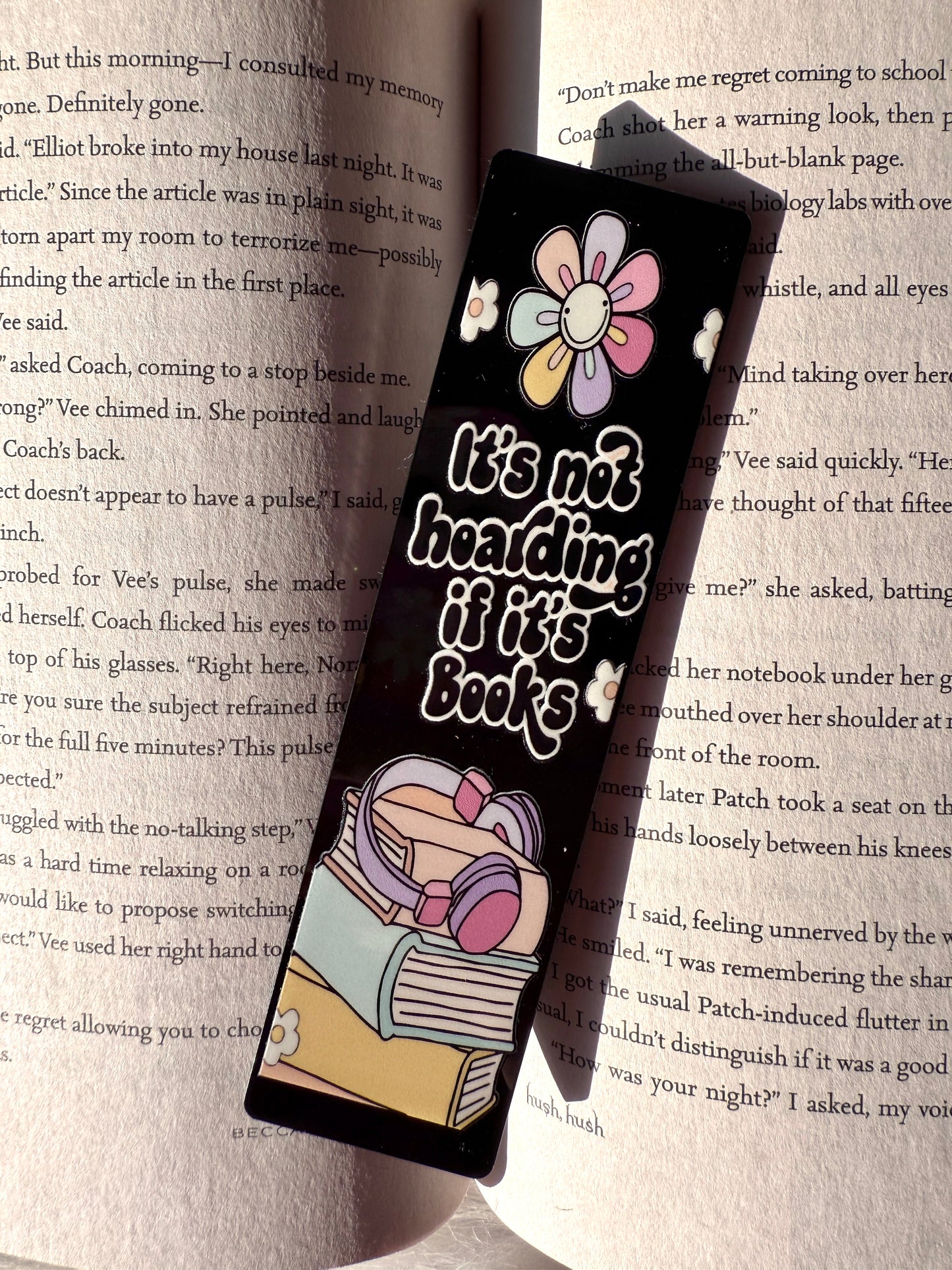 Its Not Hoarding Acrylic Bookmark