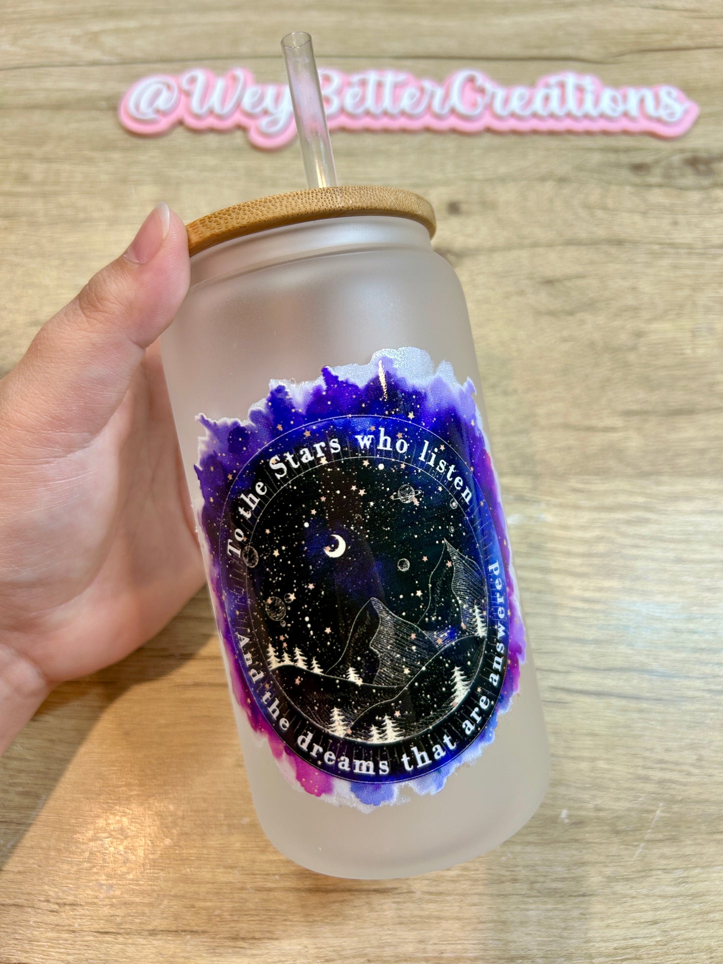 To the Stars that Listen 16oz Can Glass