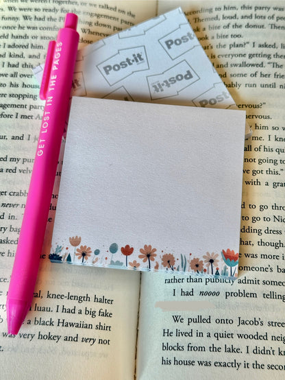 Floral Post-It Note