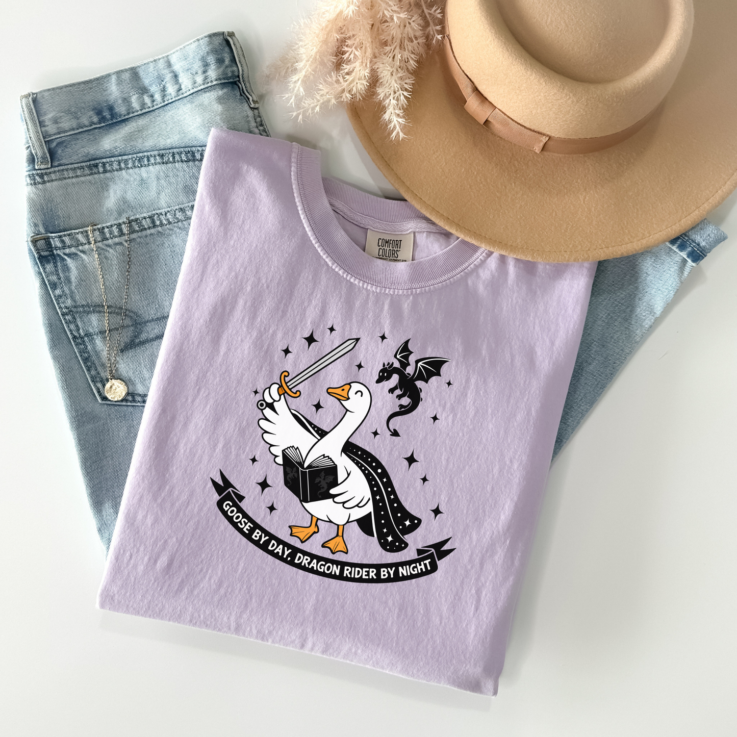 Goose By Day Comfort Colors Shirt