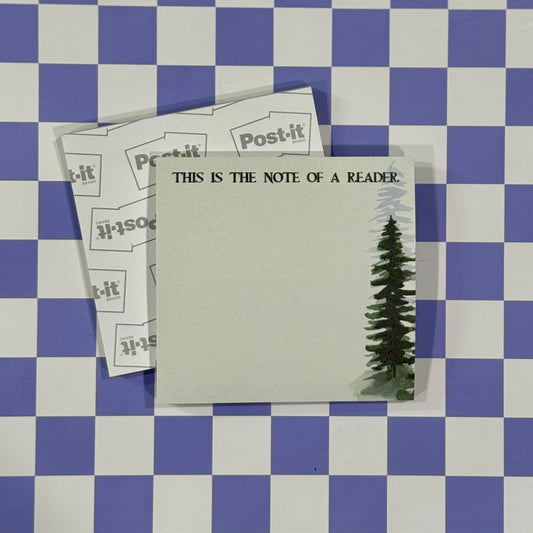 The Note of a Reader Post-It Note
