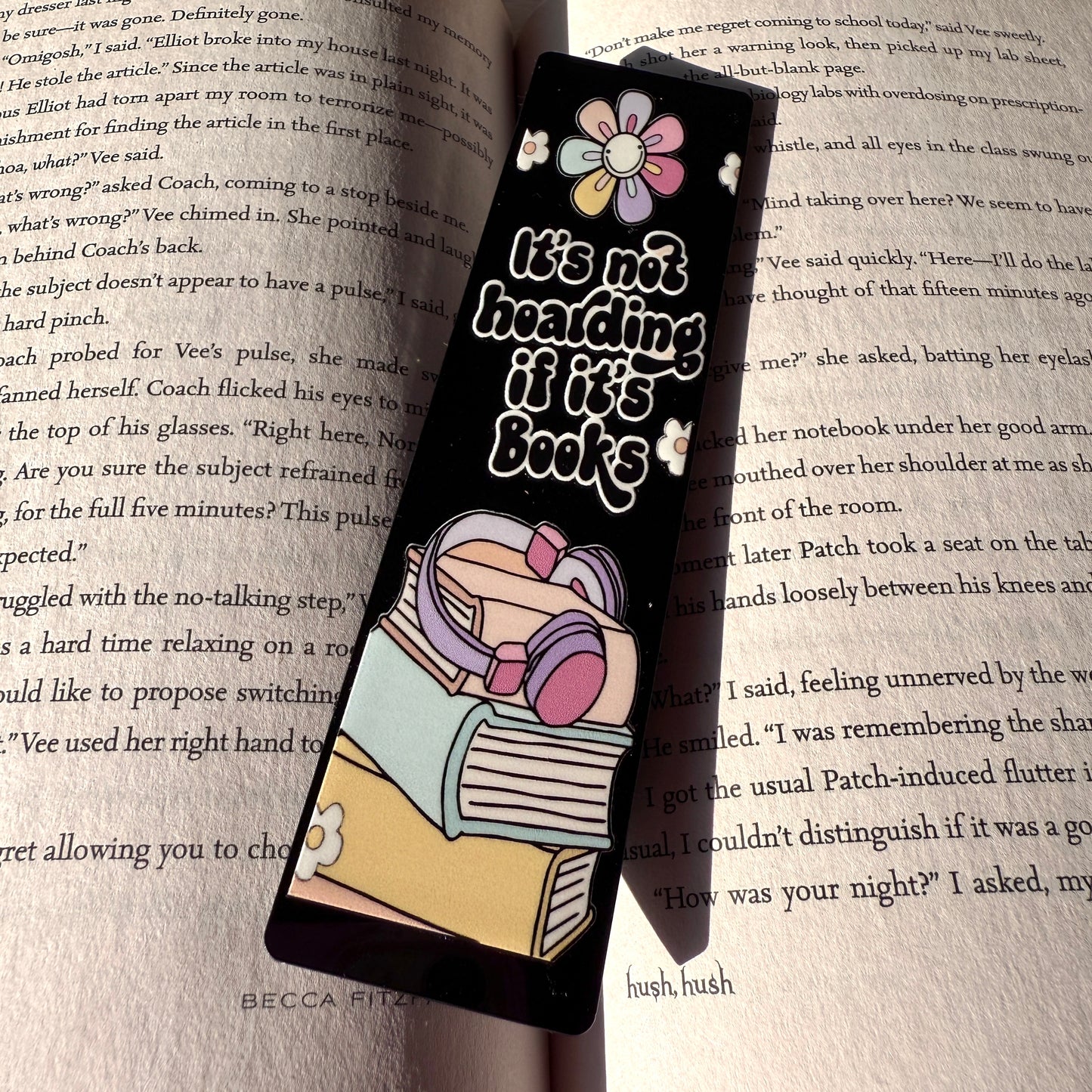 Its Not Hoarding Acrylic Bookmark