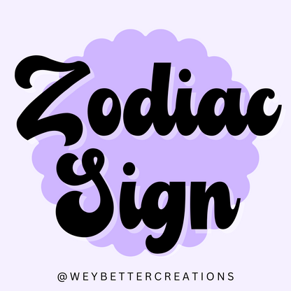 Zodiac Signs 16oz Can Glass