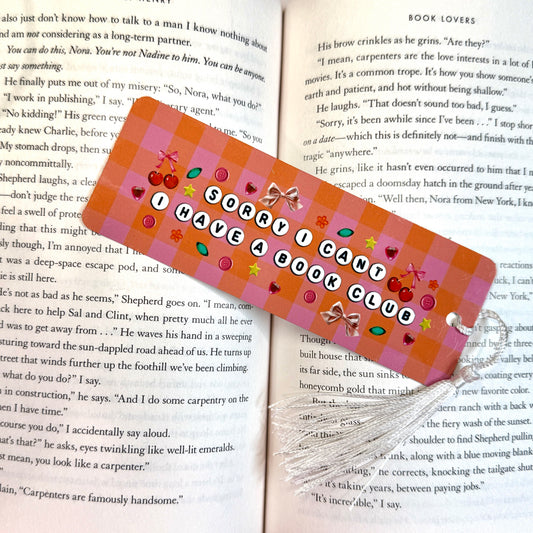 I Have Book Club Metal Bookmark
