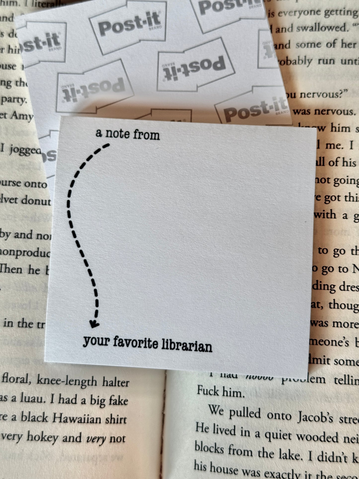 Your Favorite Librarian Post-It Note