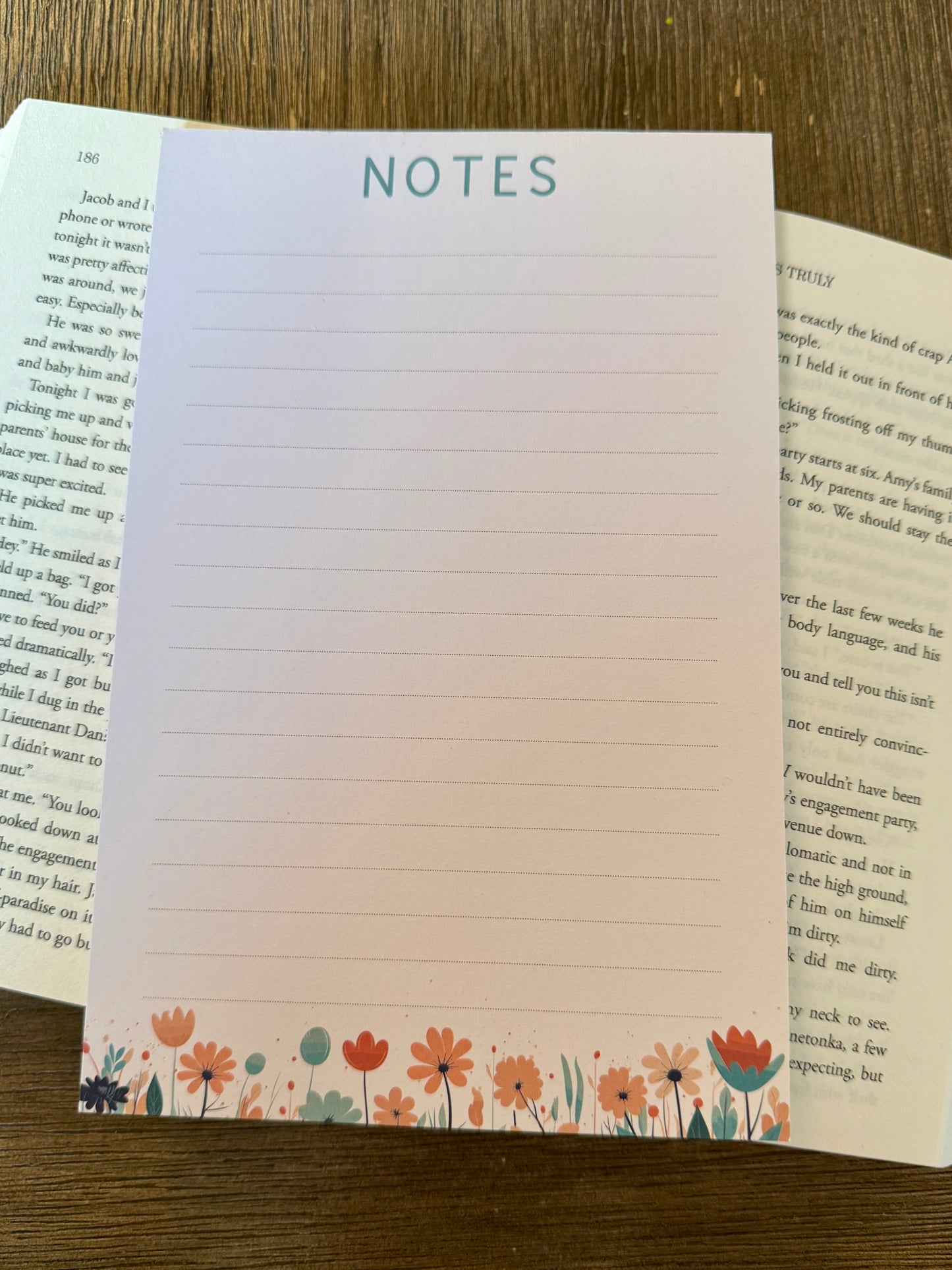 Floral Notepad