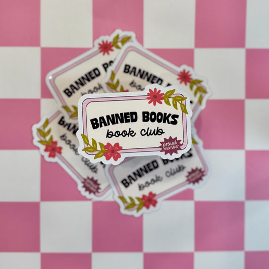Banned Books Book Club Sticker