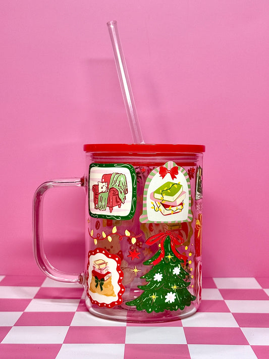 Christmas Things Glass Mug