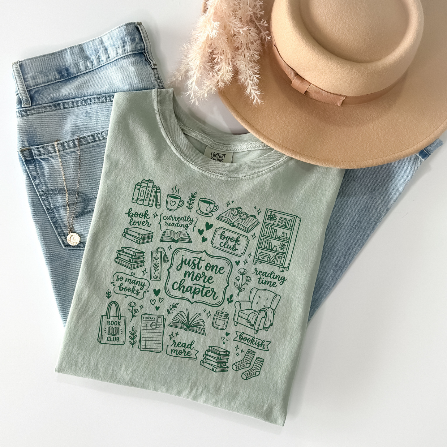 Just One More Chapter Comfort Colors Shirt