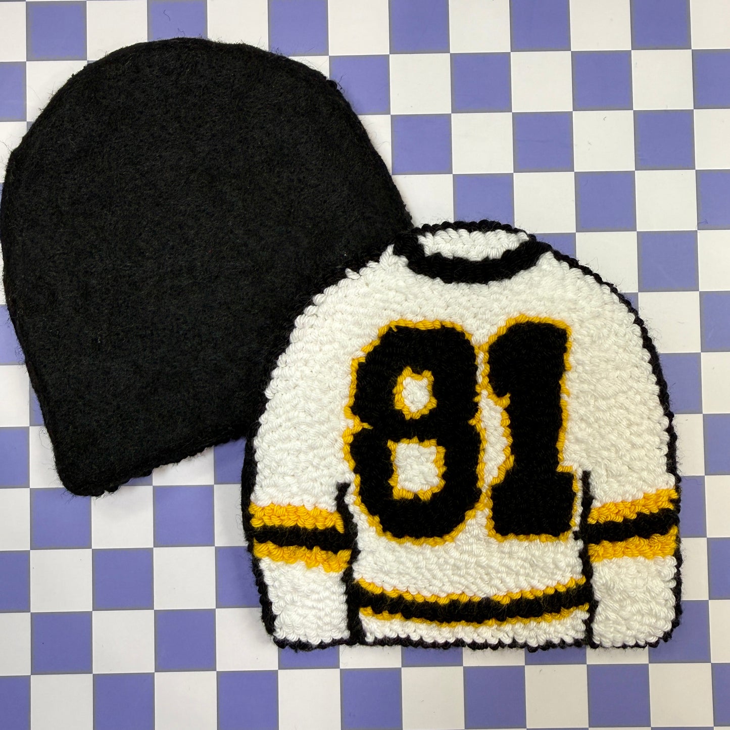 Hockey Boys Mug Rug