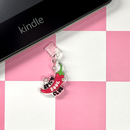 Spicy Book Club Dust Plug Charm