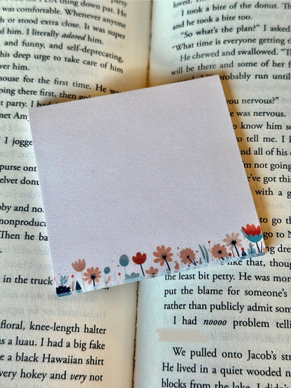 Floral Post-It Note