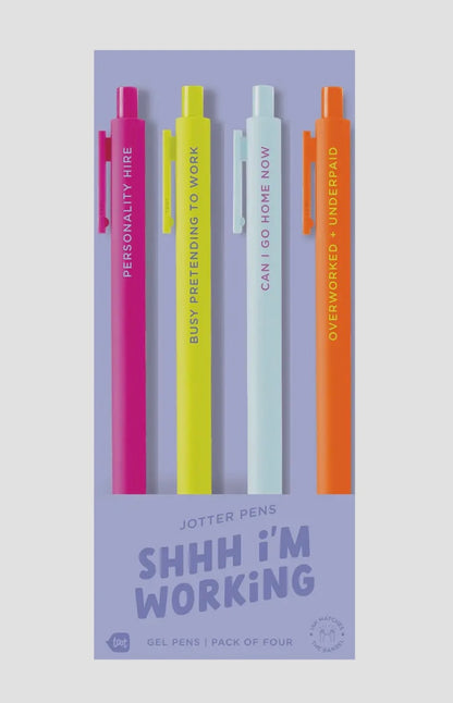 Shhh I’m Working 4 Pen Pack
