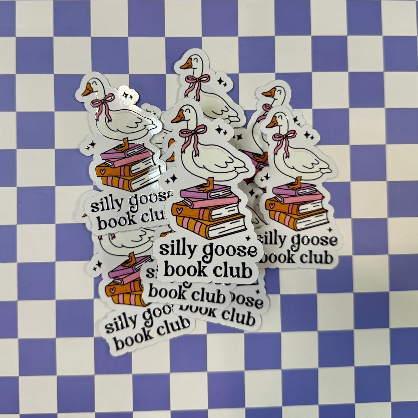 Silly Goose Book Club Sticker
