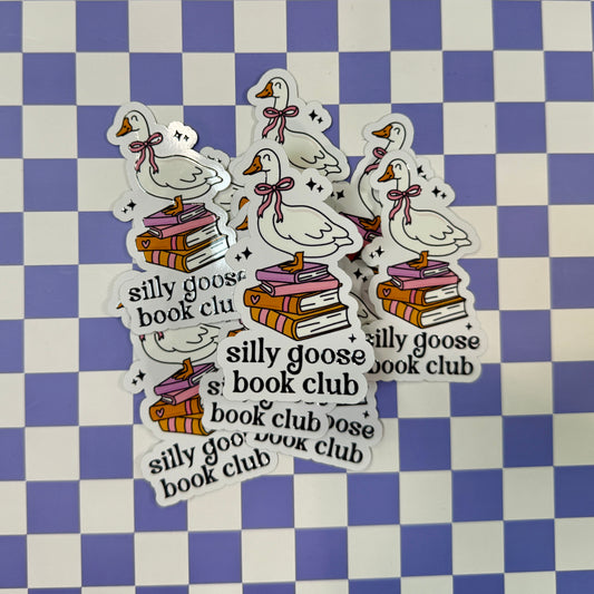 Silly Goose Book Club Sticker