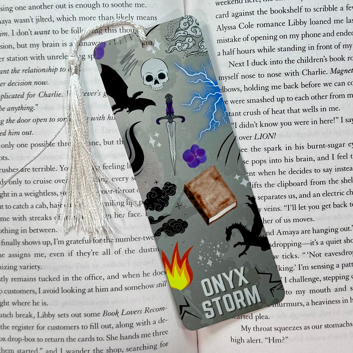 Dragon Rider Metal Bookmark