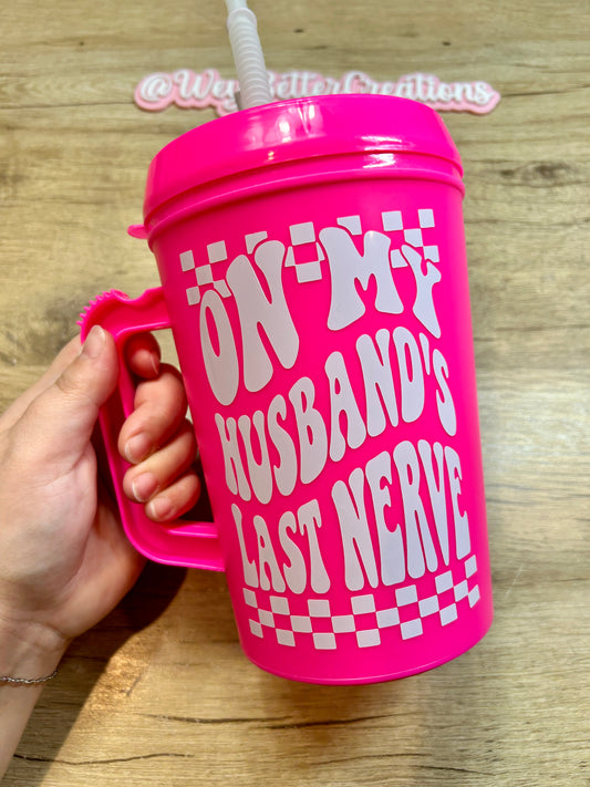 Husband’s Last Nerve 34oz Mega Mug