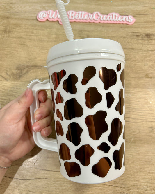 Cow Print 34oz Mega Mug