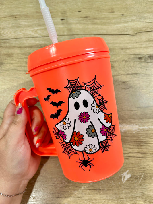 Retro Ghost 34oz Mega Mug