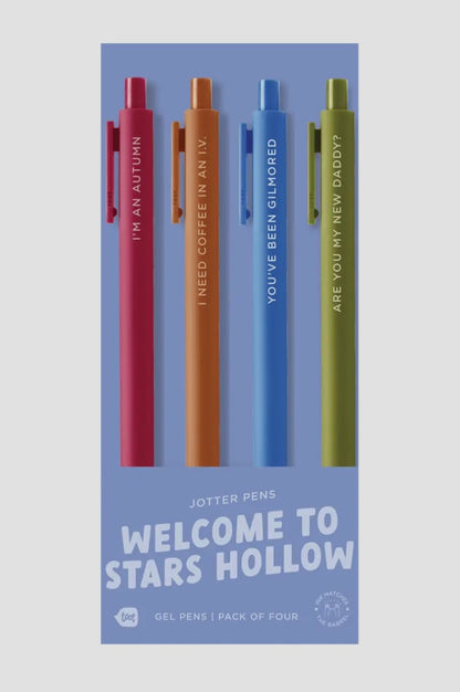 Welcome to Stars Hollow 4 Pen Pack