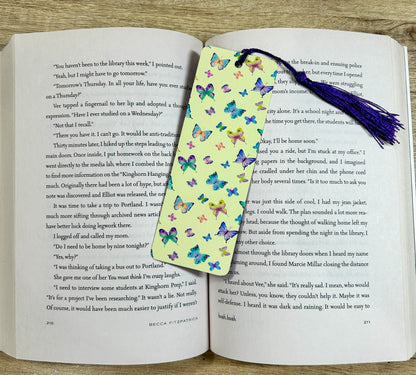 Butterflies Metal Bookmark