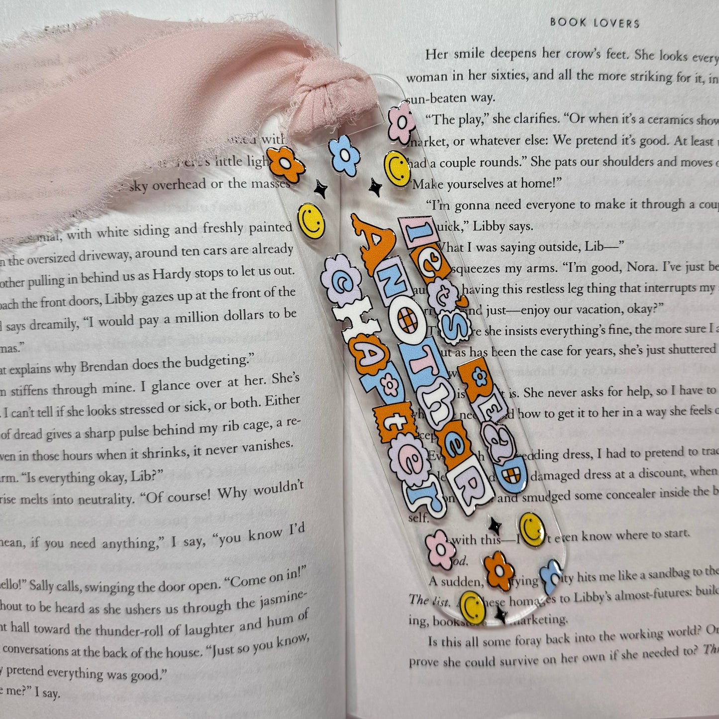 Read Another Chapter Acrylic Bookmark