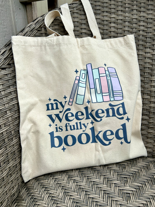 Weekend is Booked Tote Bag