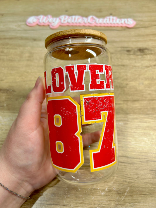 Lover 87 16oz Can Glass