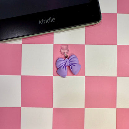 Puffy Bow Dust Plug Charm