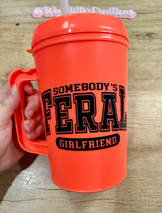 Feral Girlfriend 34oz Mega Mug