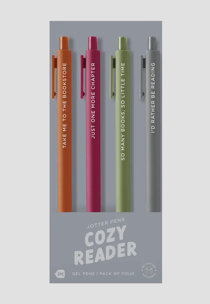 Cozy Reader 4 Pen Pack