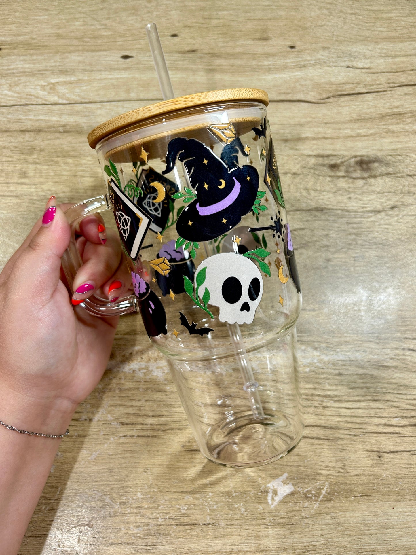 Spellbooks 32oz Glass Mug