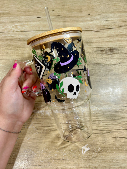 Spellbooks 32oz Glass Mug