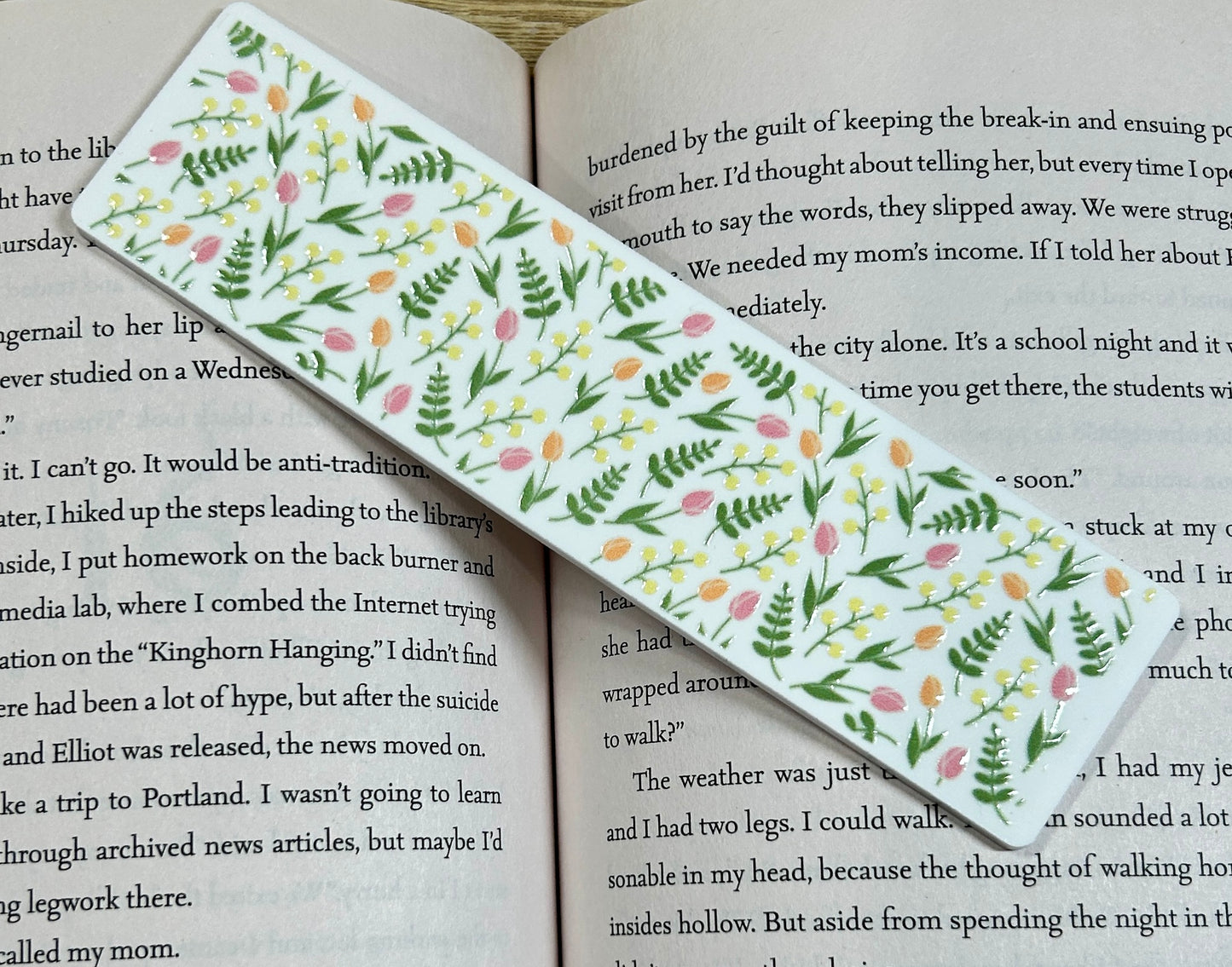 Tulips Acrylic Bookmark