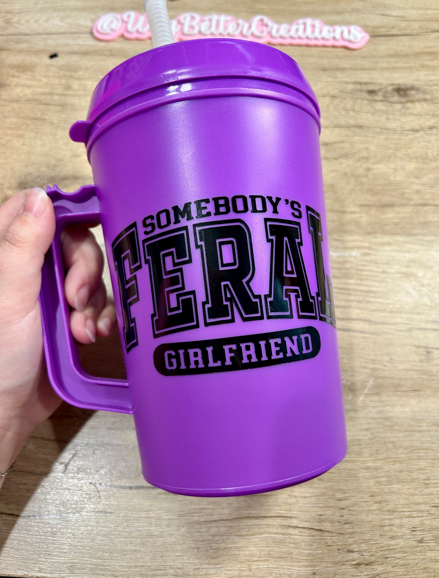 Feral Girlfriend 34oz Mega Mug