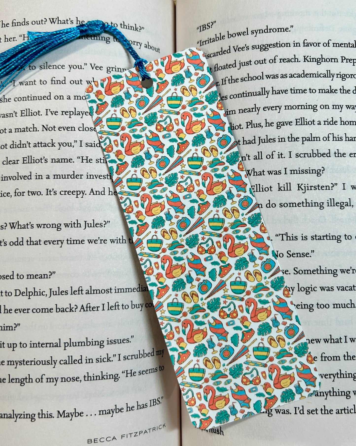 Summer Things Metal Bookmark