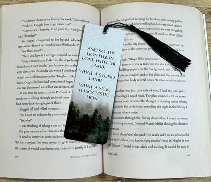 Stupid Lion Metal Bookmark