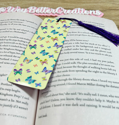Butterflies Metal Bookmark