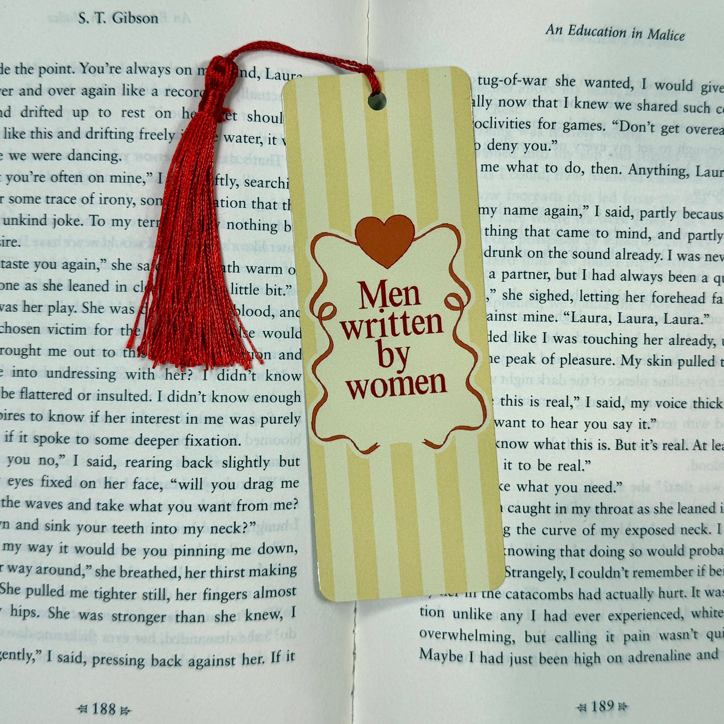 Men Written by Women Metal Bookmark