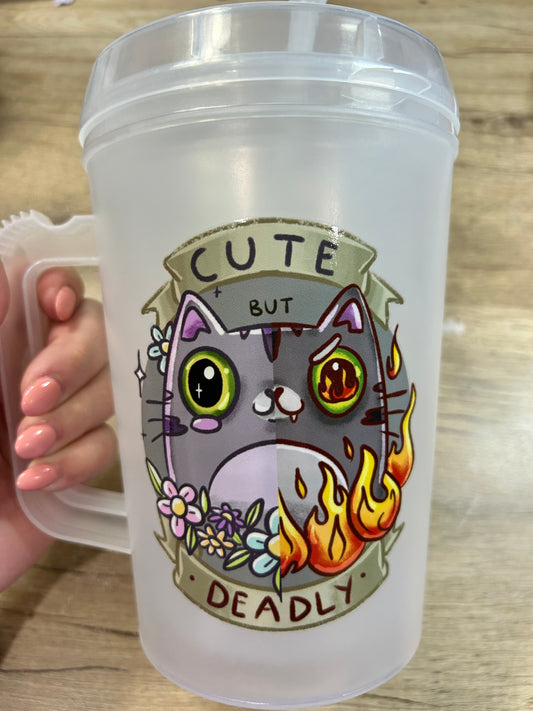 Cute but Deadly 34oz Mega Mug