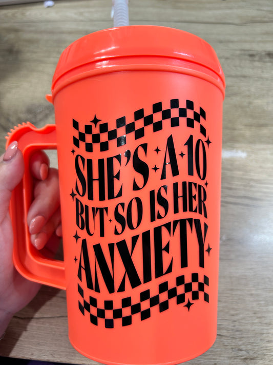 Shes a 10 34oz Mega Mug