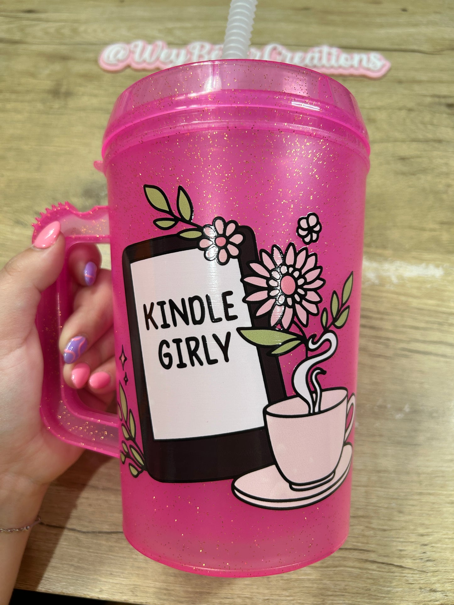 Kindle Girly 34oz Mega Mug