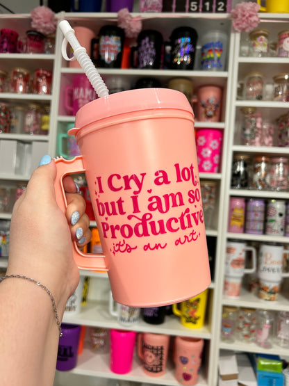 I Cry A Lot 34oz Mega Mug