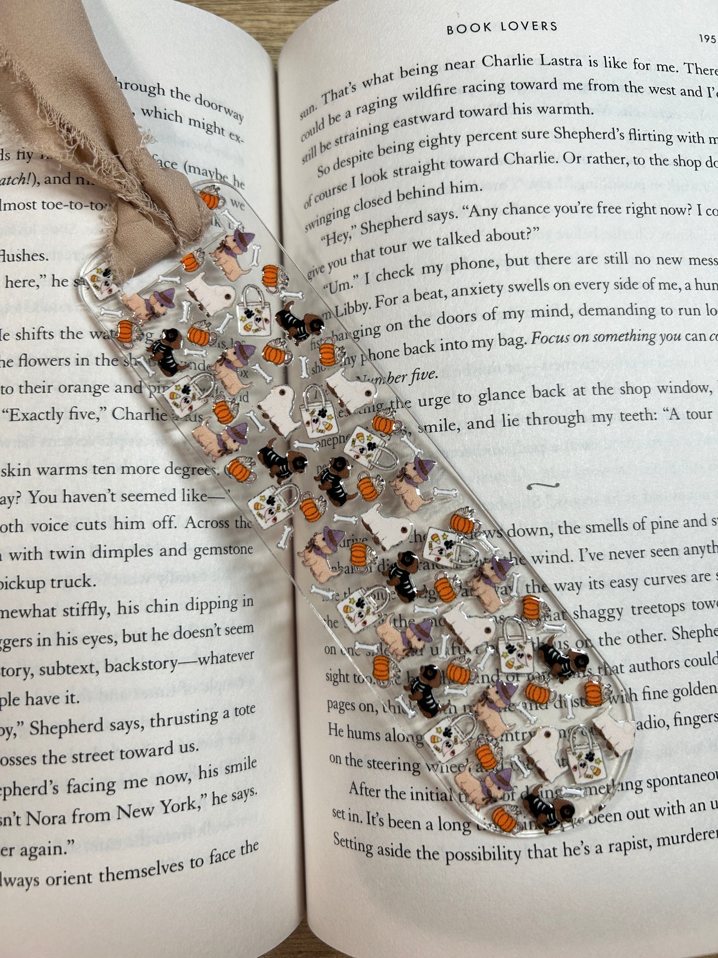 Costume Puppies Acrylic Bookmark