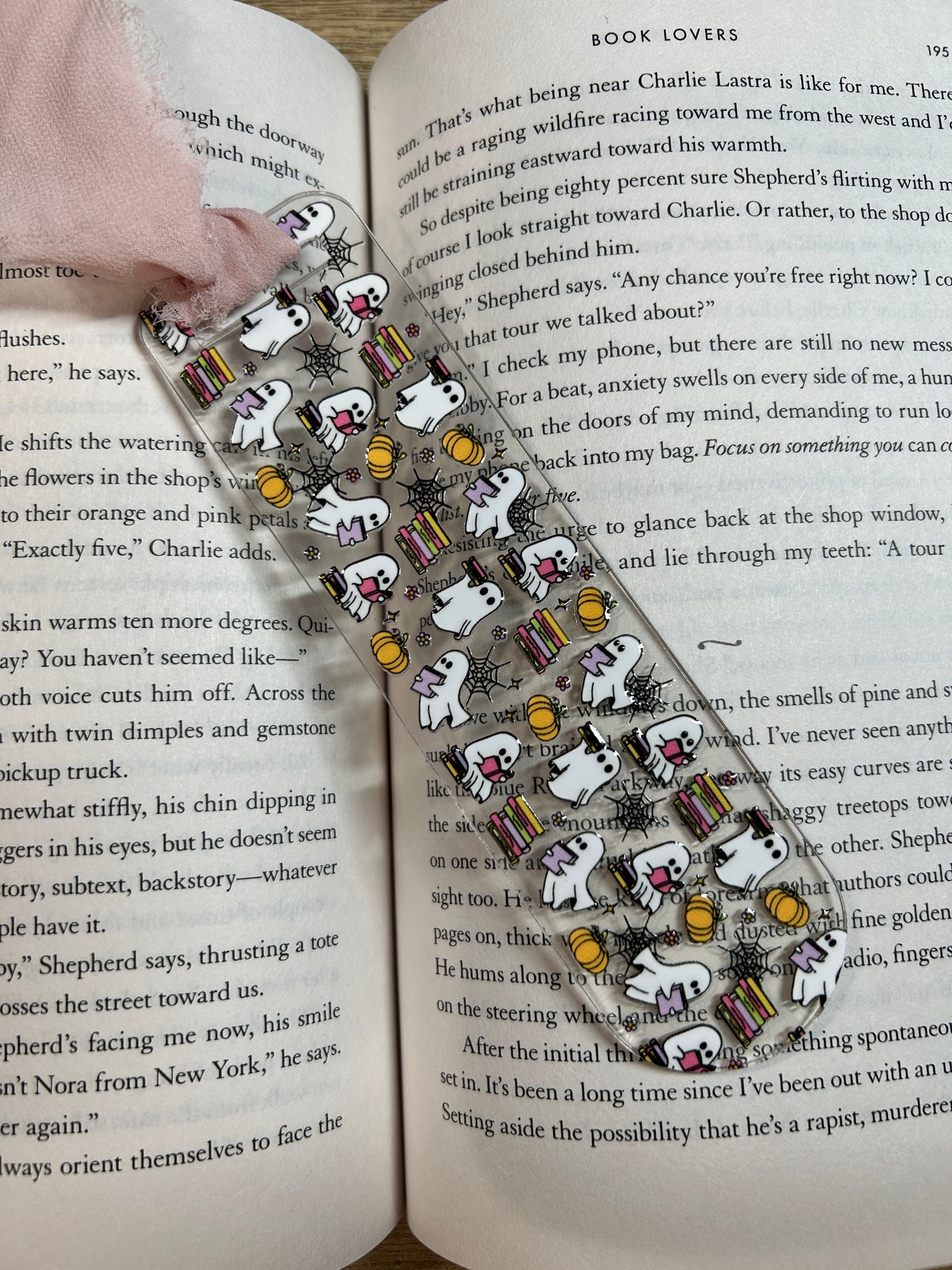 Bookish Ghosties Acrylic Bookmark