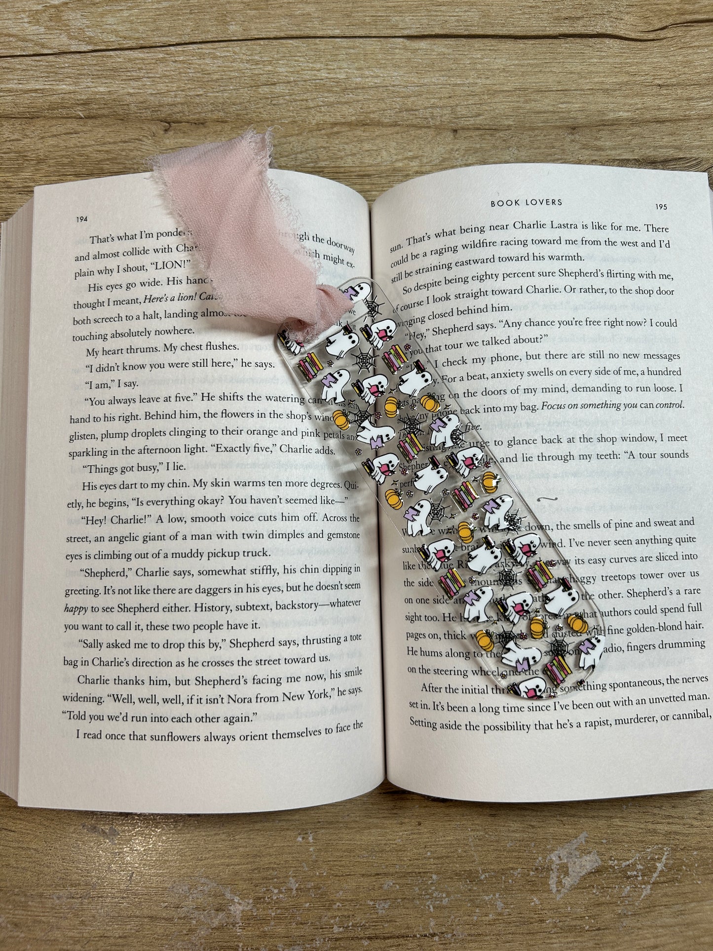 Bookish Ghosties Acrylic Bookmark