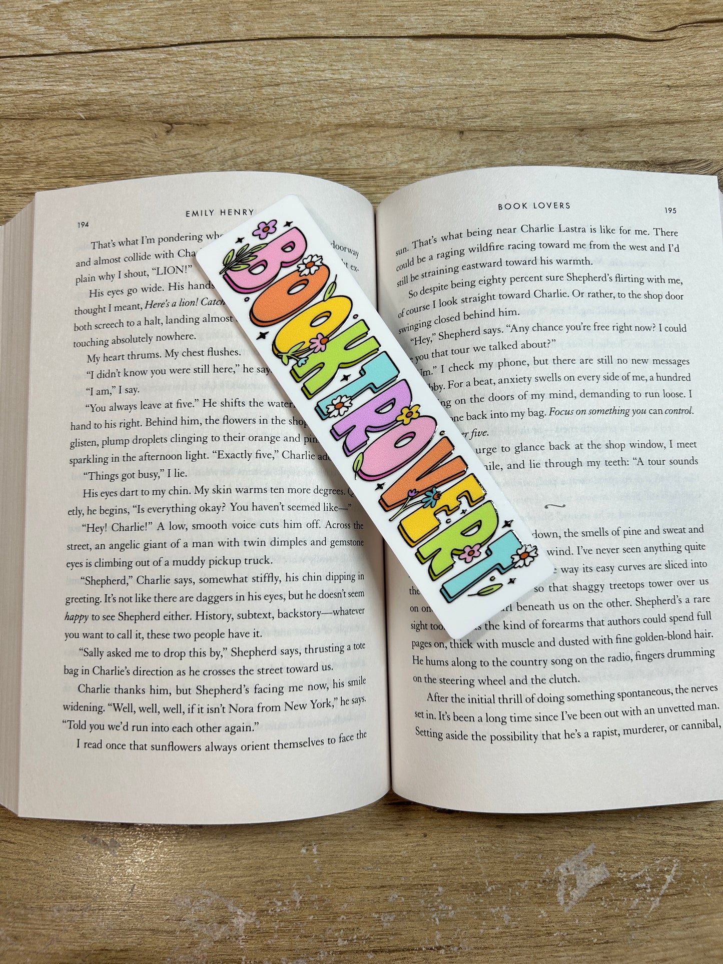 Booktrovert Acrylic Bookmark