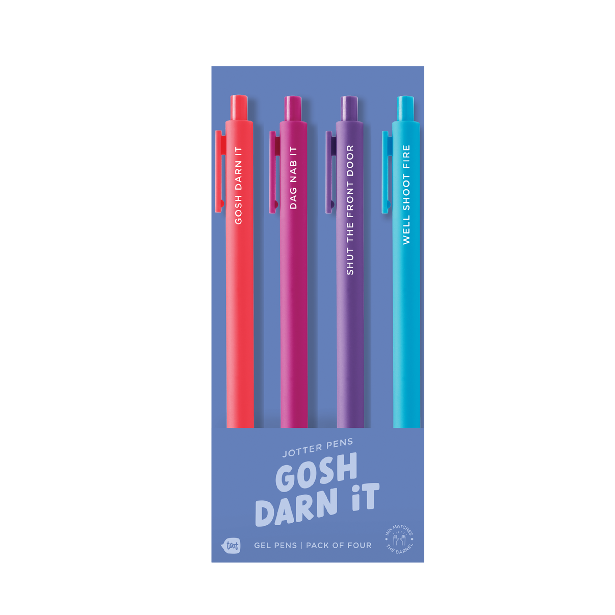 Gosh Darn It Jotter Pen (4 Pack)