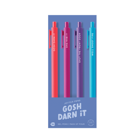 Gosh Darn It Jotter Pen (4 Pack)